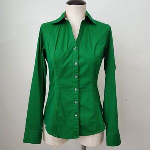 Express The Essential Shirt Original Green Shirt XS